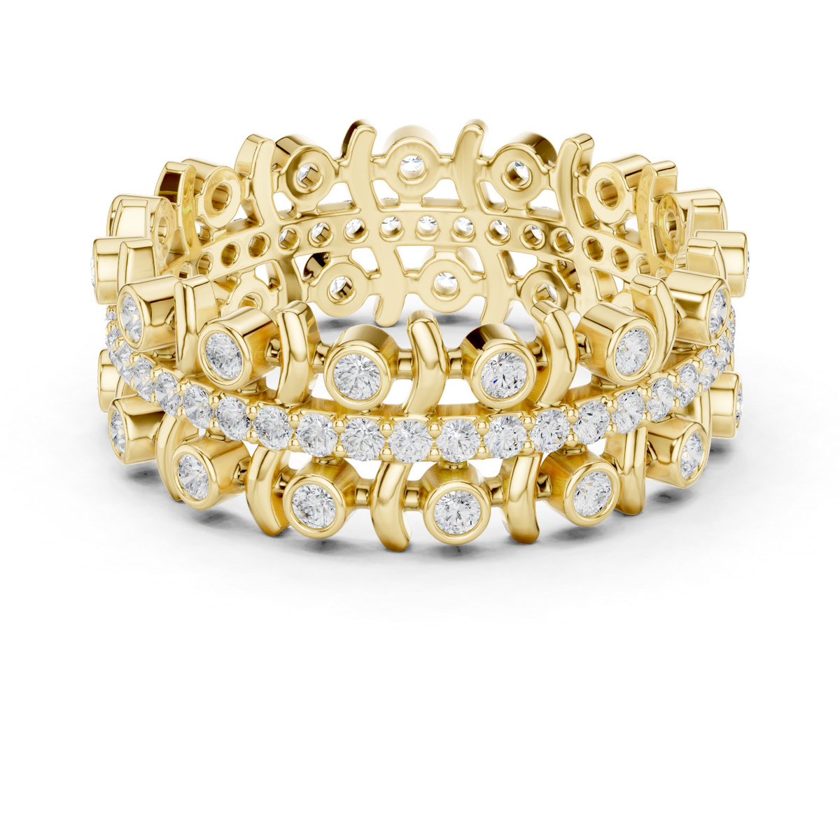 Gold Ring R43, Yellow Gold