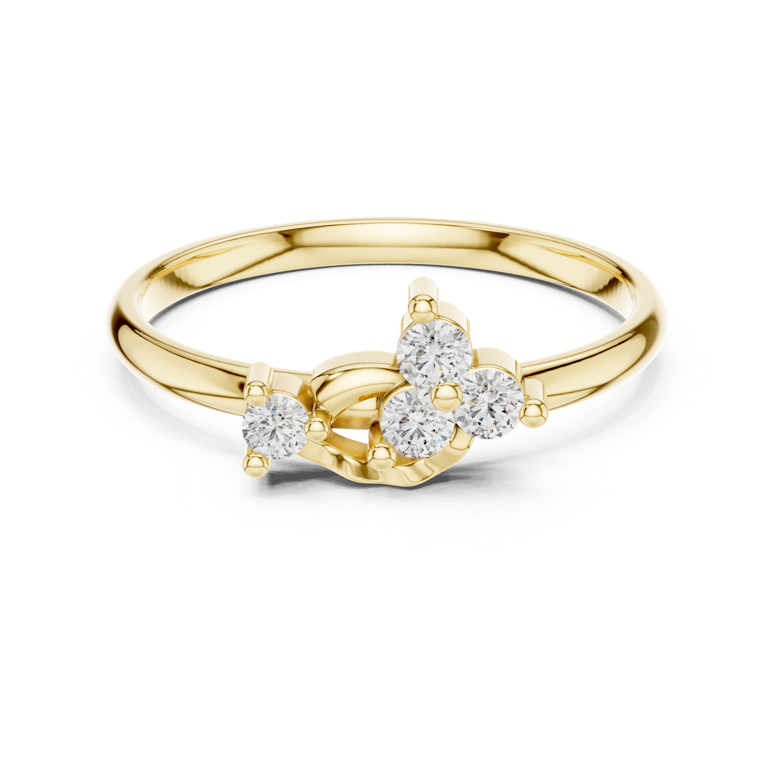 Gold Ring 1 (451), Yellow Gold, view 4
