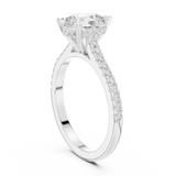 Gold Ring DDLR-1001, White Gold