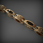 Gold Cuban Chain L38-673, Yellow Gold
