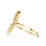 Gold Ring DR-6246, Yellow Gold, view 3