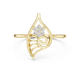 Gold Ring DR-6229, Yellow Gold