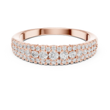 Gold Ring DDLR-449, Rose Gold, view 4