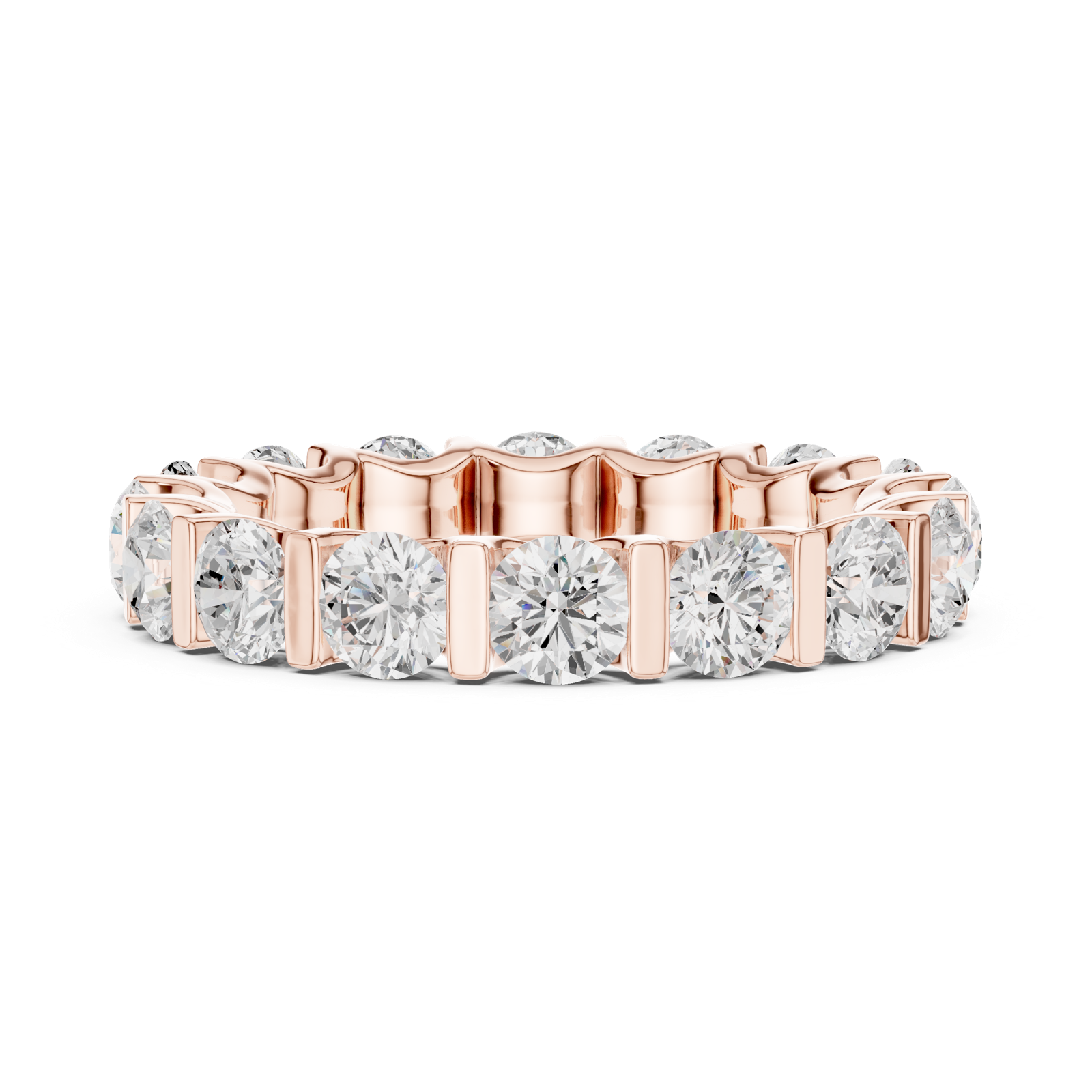 Gold Ring DDLR-474, Rose Gold, view 3