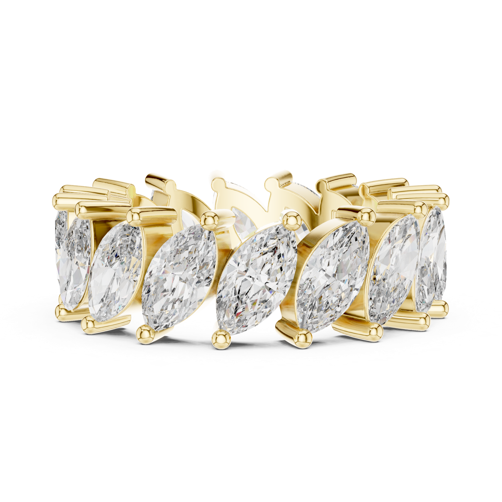 Gold Ring DDLR-247, Yellow Gold, view 3