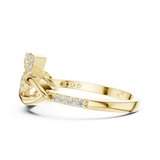 Gold Ring LR-01 (64), Yellow Gold, view 3