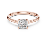 Gold Ring DDLR-797, Rose Gold, view 4