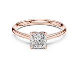 Gold Ring DDLR-797, Rose Gold, view 4