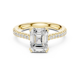 Gold Ring DDLR-744, Yellow Gold, view 4