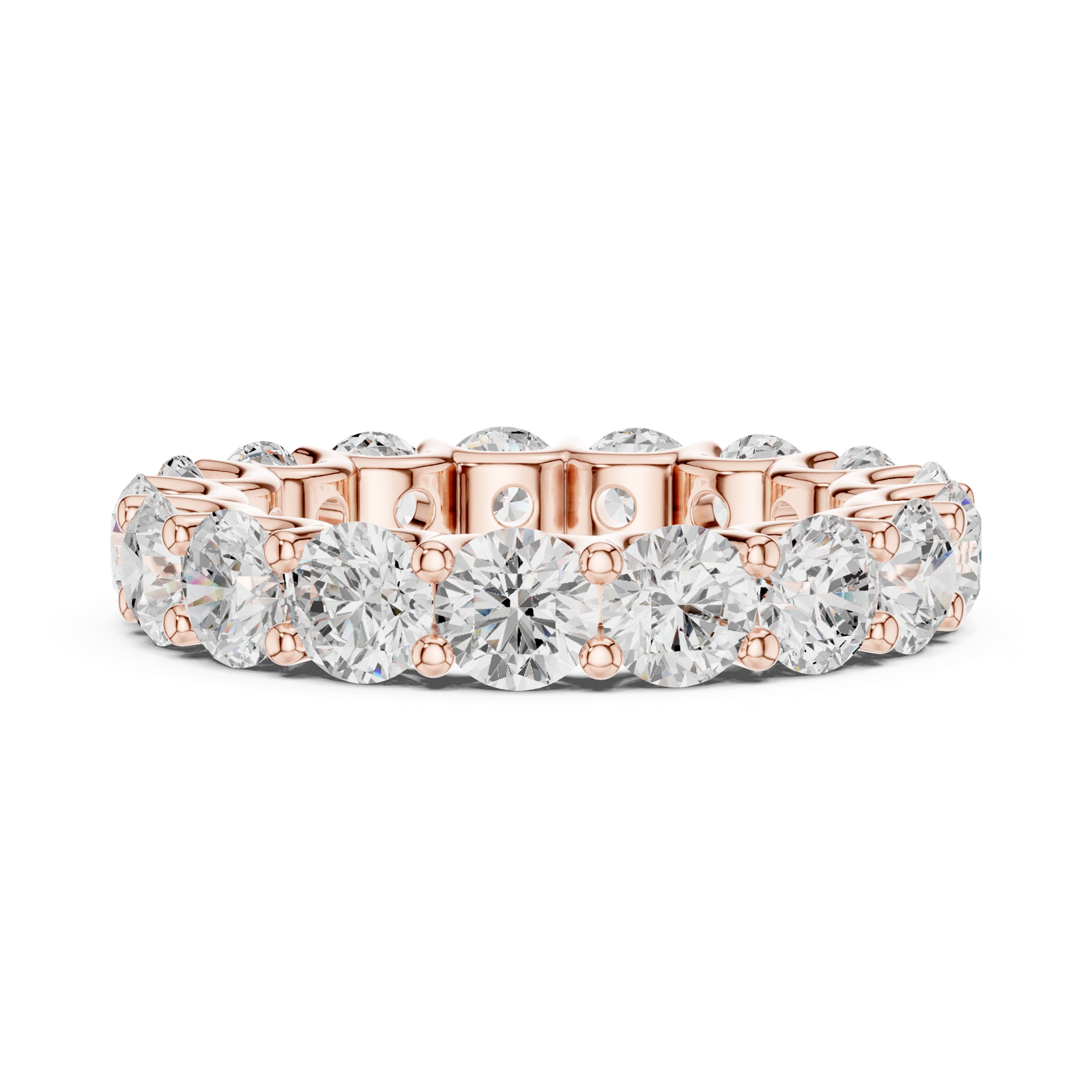 Gold Ring DDLR-659, Rose Gold, view 3