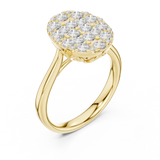 Gold Ring DDLR-783, Yellow Gold, view 2