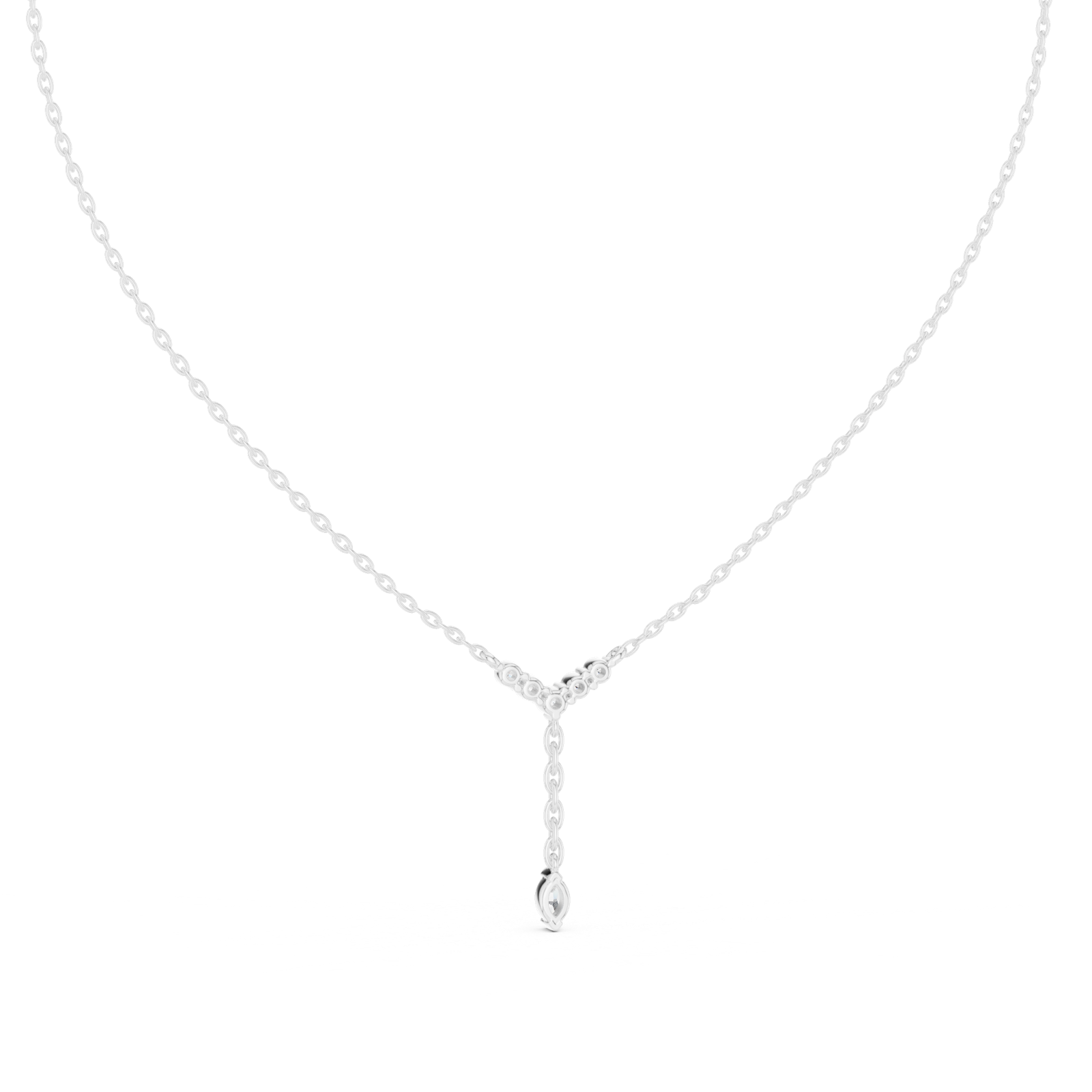 Gold Pendant GPD-0032, White Gold, view 4