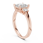 Gold Ring DDLR-871, Rose Gold, view 1