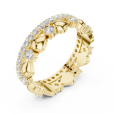 Gold Ring R30, Yellow Gold, view 2