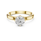 Gold Ring LR-0007, Yellow Gold, view 4