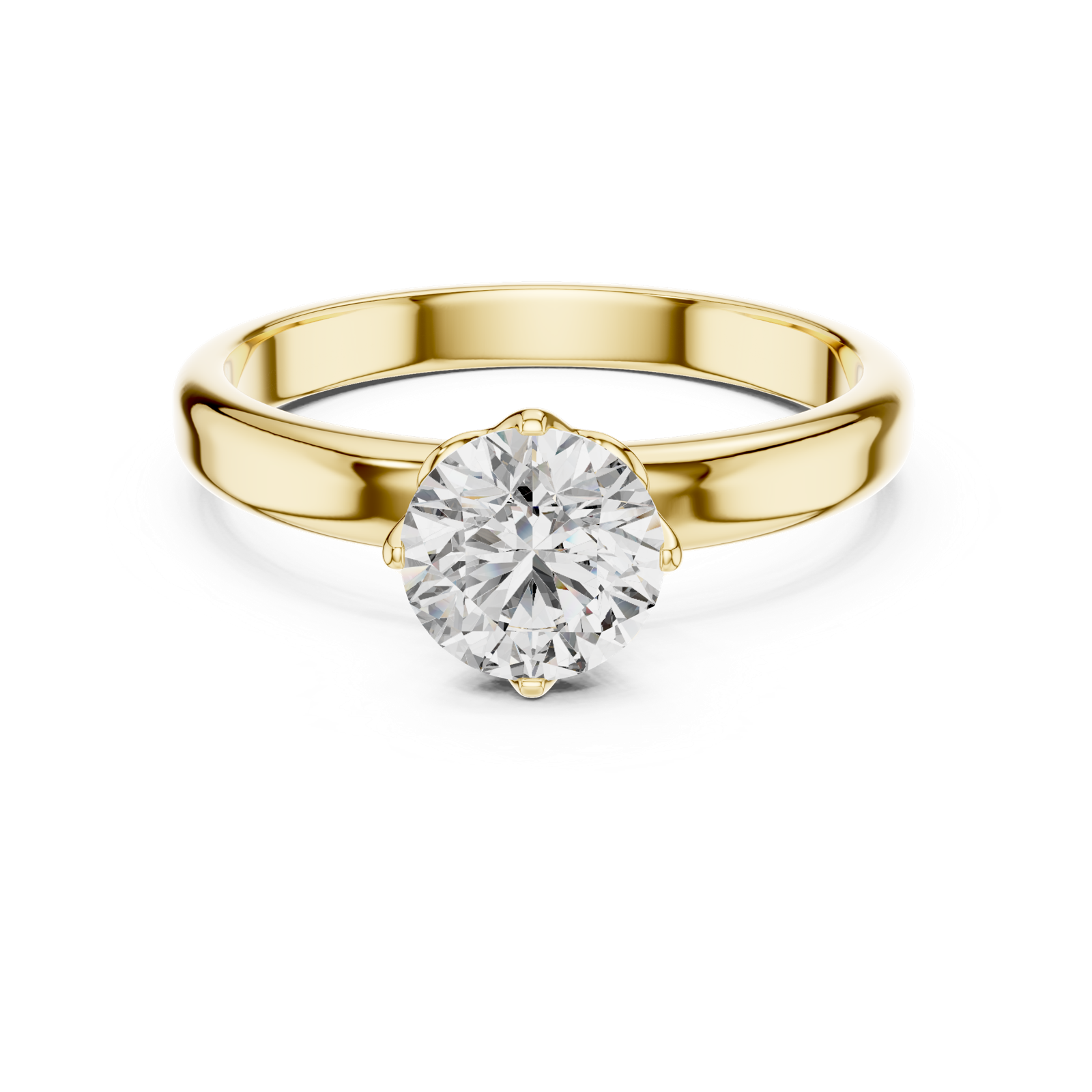 Gold Ring LR-0007, Yellow Gold, view 4