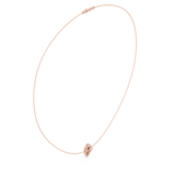 Gold Necklace SBWN (44), Rose Gold, view 2