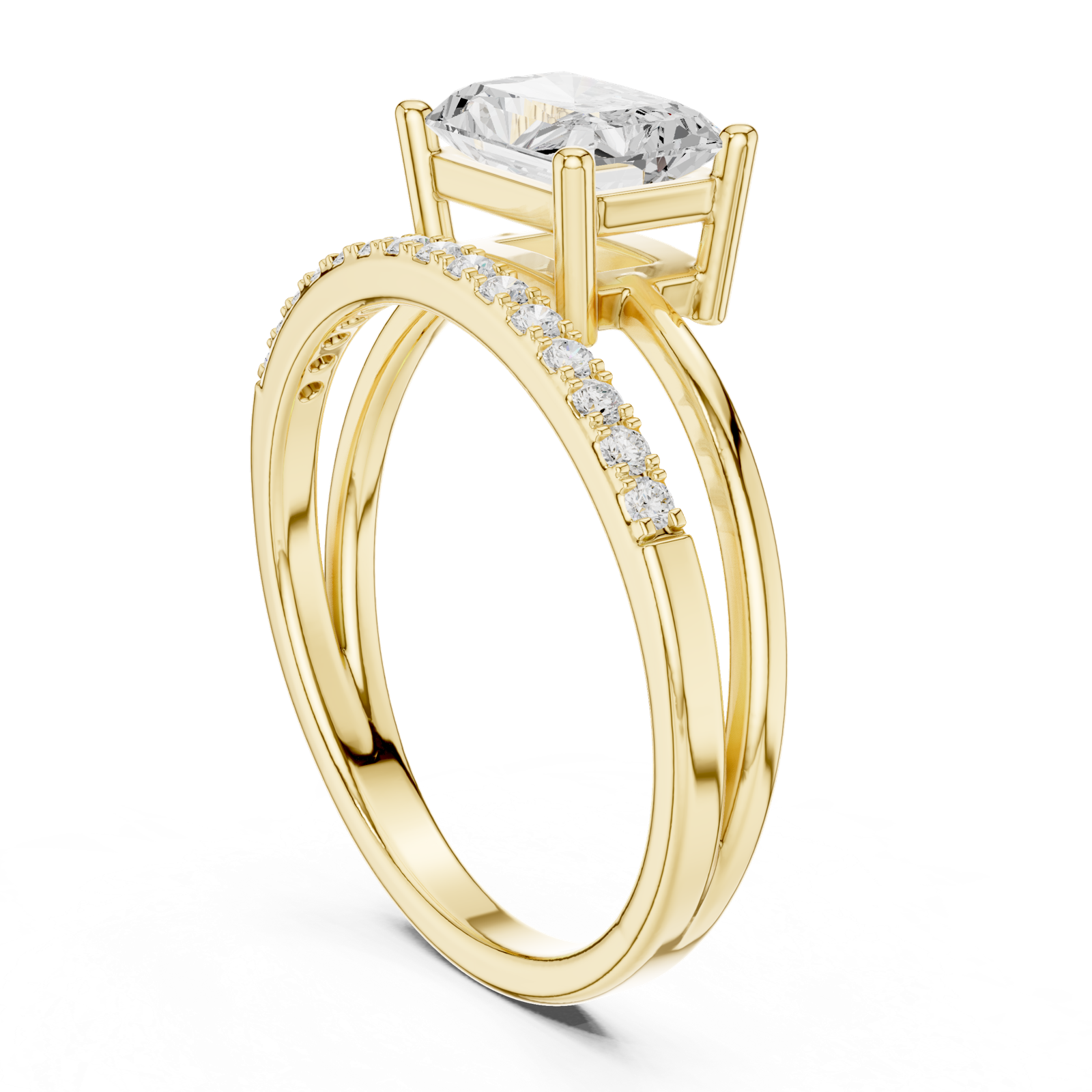 Gold Ring DDLR-471, Yellow Gold