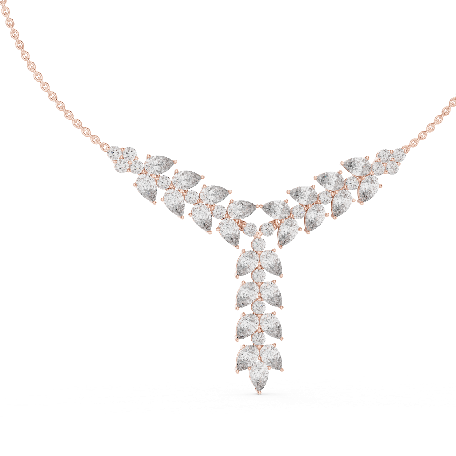 Gold Pendant GNK-0005, Rose Gold, view 1