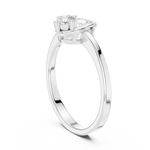 Gold Ring DDLR-840, White Gold, view 1