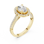 Gold Ring DDLR-415, Yellow Gold, view 2