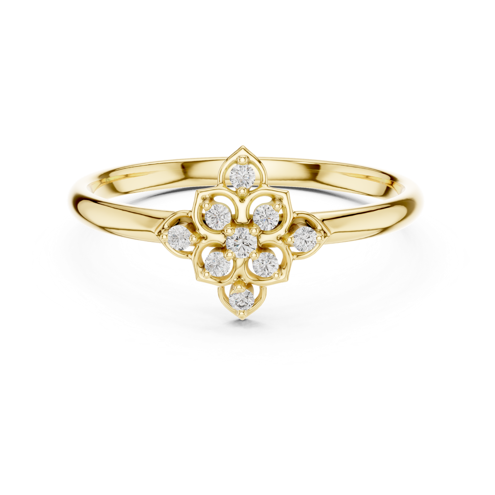 Gold Ring 1 (434), Yellow Gold, view 4