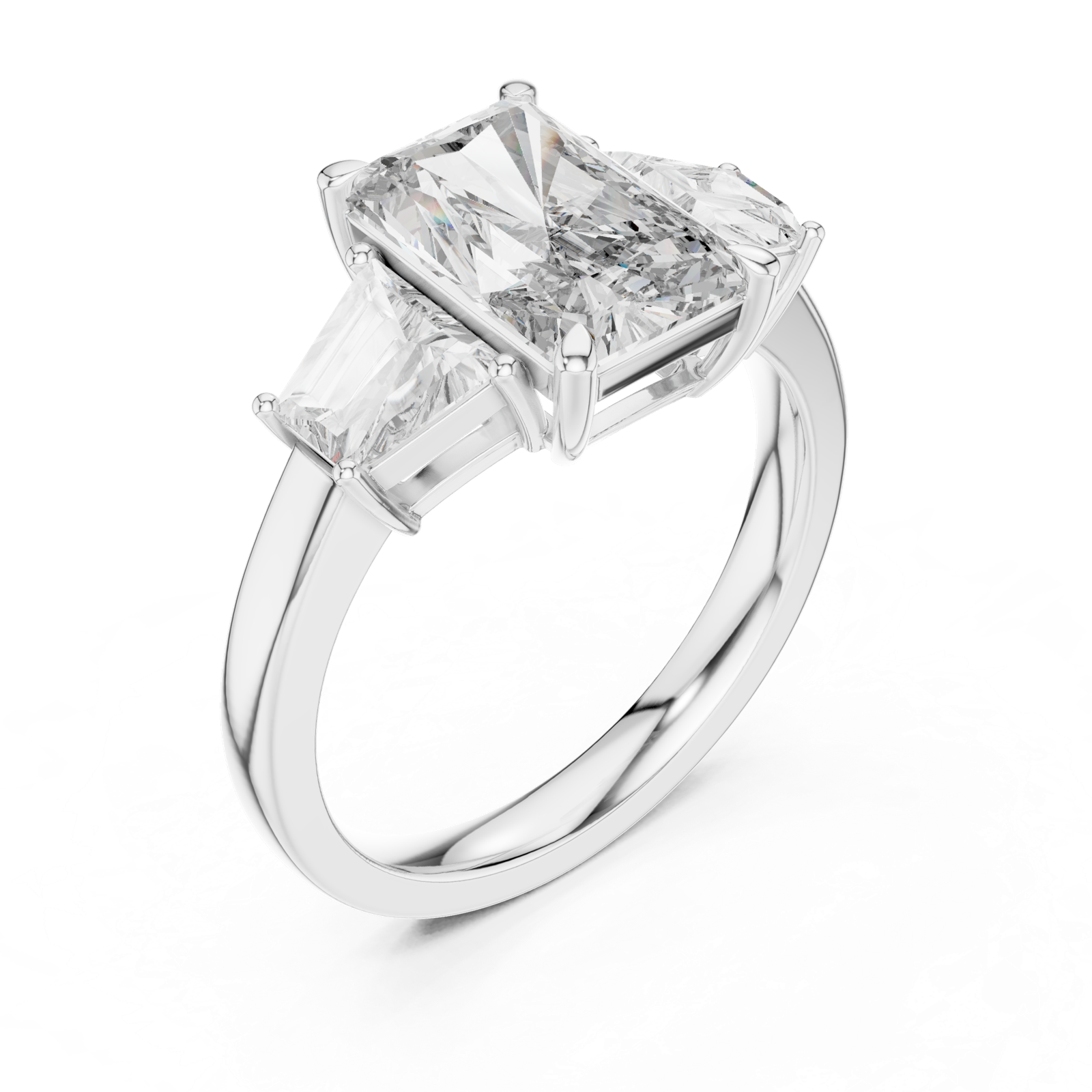 Gold Pendant 9-10041L_SS15, White Gold, view 2