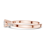 Gold Ring DDLR-834, Rose Gold, view 3