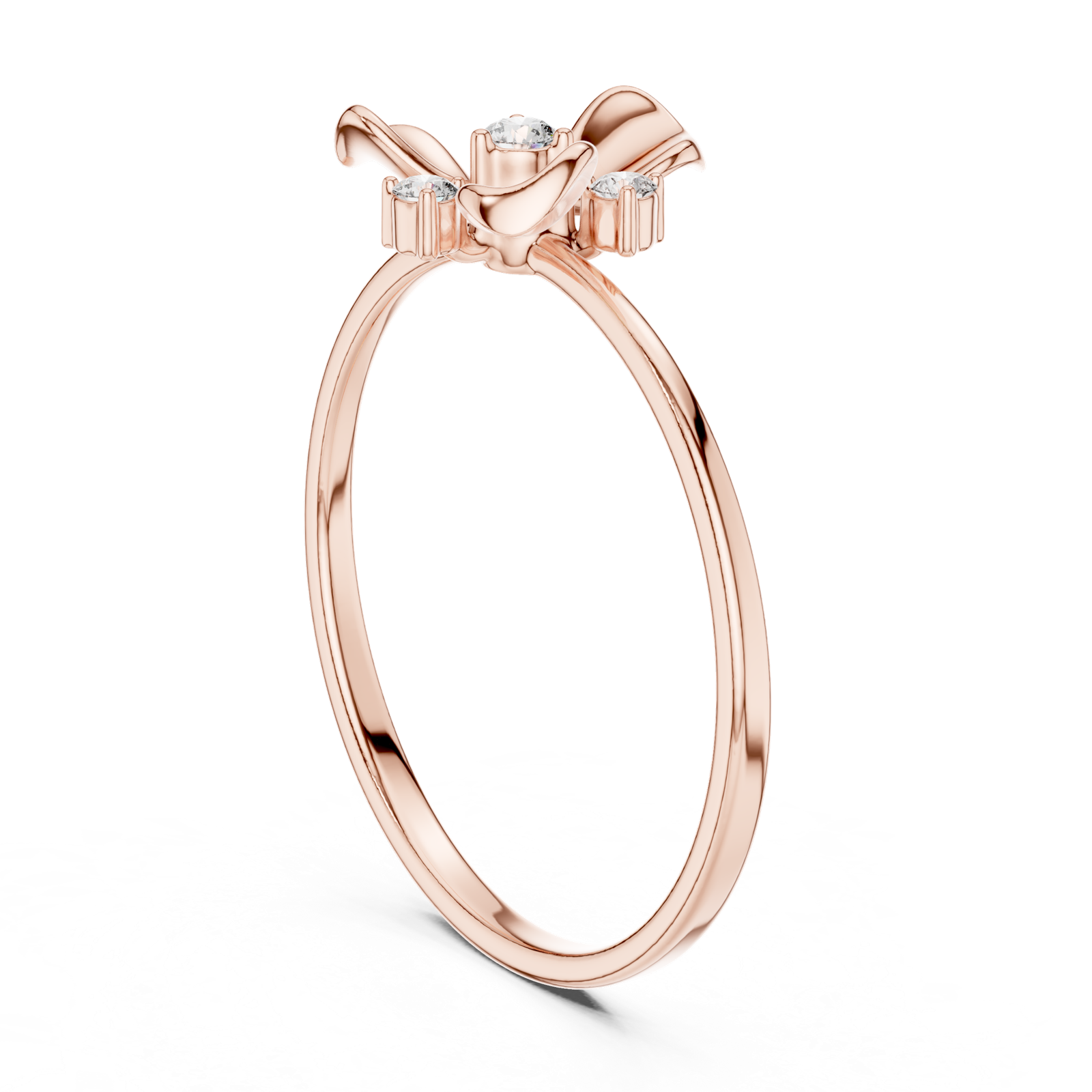 Gold Ring 1 (196), Rose Gold
