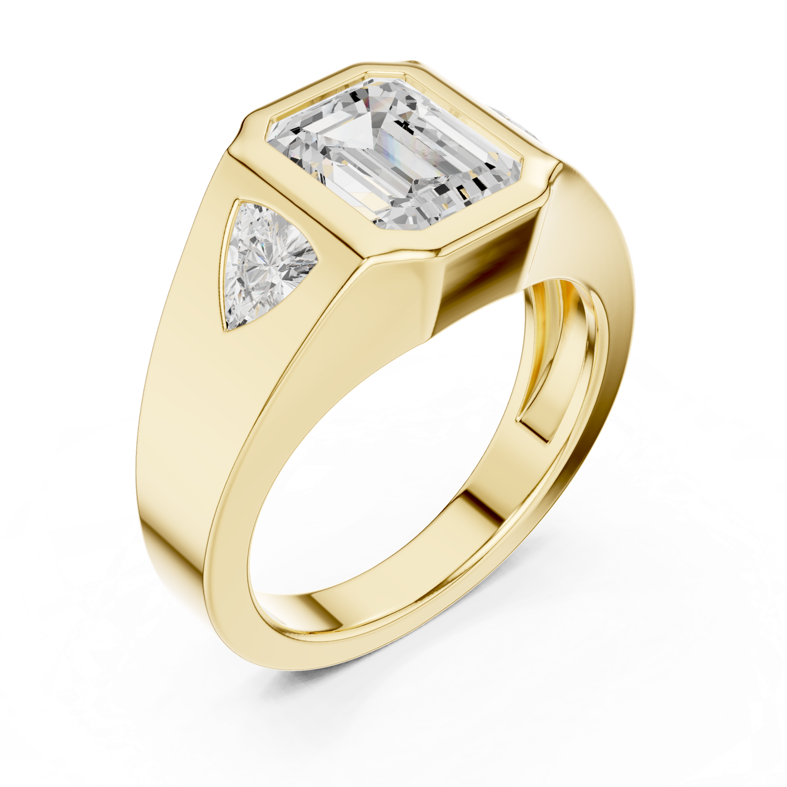 Gold Ring DDLR-285, Yellow Gold, view 2