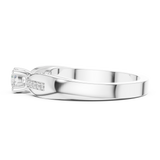 Gold Ring DDLR-839, White Gold, view 3