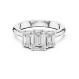 Gold Ring DDLR-1079, White Gold, view 4