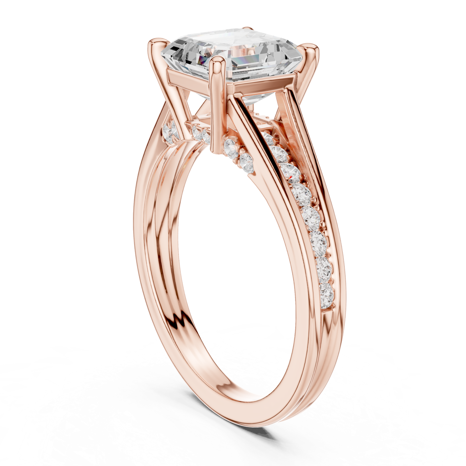 Gold Ring DDLR-992, Rose Gold