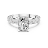 Gold Ring DDLR-981, White Gold, view 4