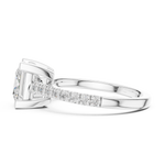 Gold Ring DDLR-880, White Gold, view 3