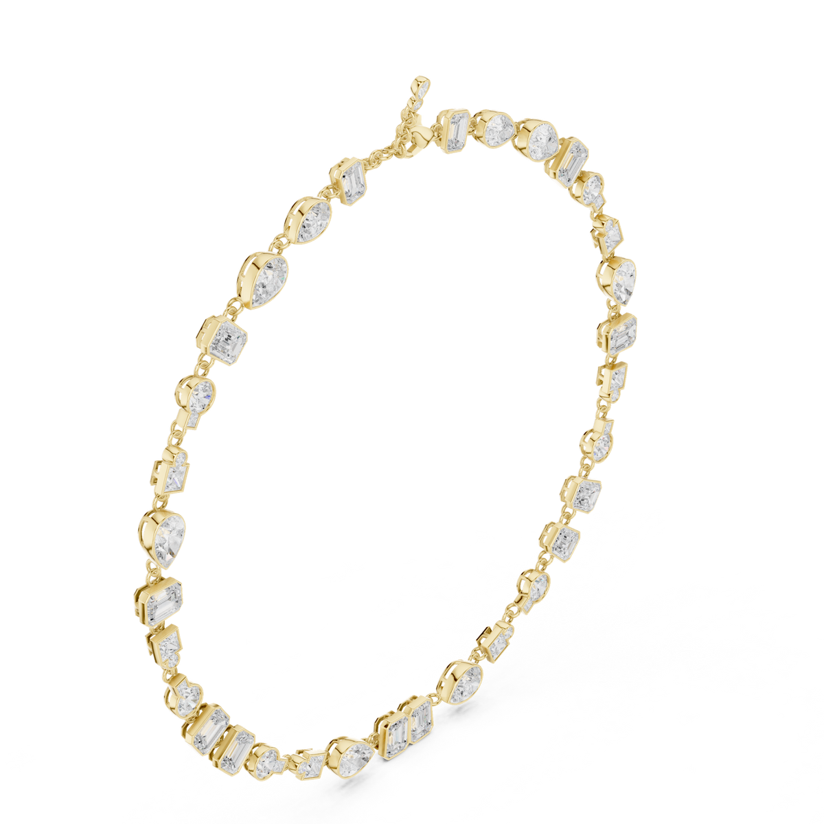 Gold Necklace SBWN (43), Yellow Gold, view 1