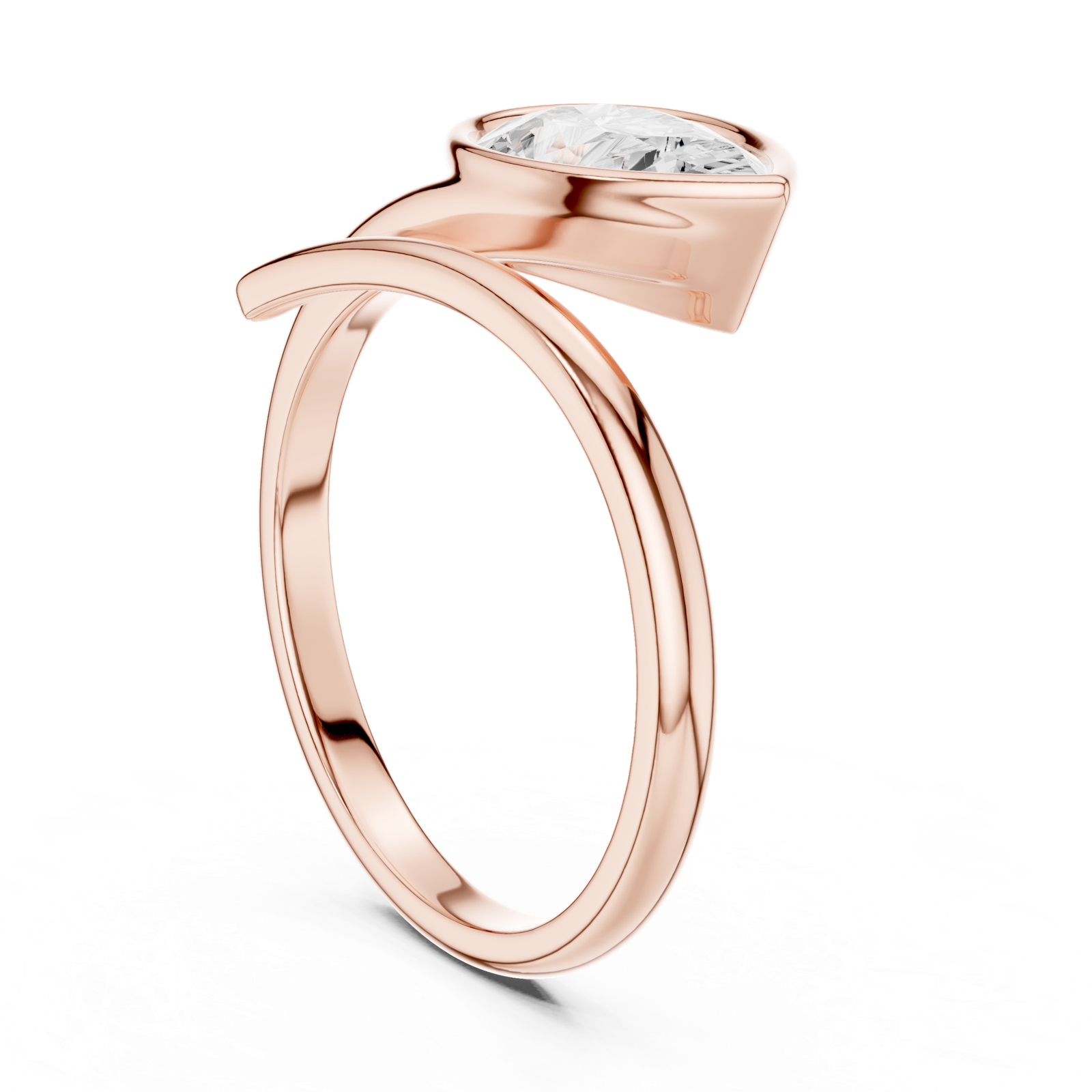 Gold Ring SBWR(22), Rose Gold