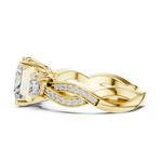 Gold Ring DDLR-268, Yellow Gold, view 3