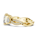 Gold Ring DDLR-268, Yellow Gold, view 3