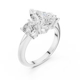Gold Ring DDLR-903, White Gold, view 2