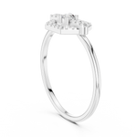 Gold Ring HLR-196, White Gold