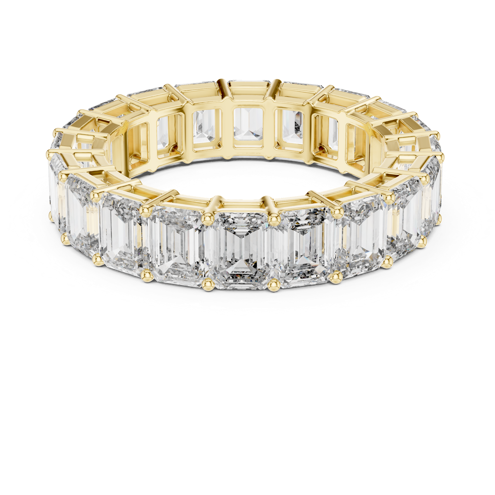 Gold Ring DDLR-207, Yellow Gold, view 4
