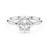 Gold Ring 1 (417), White Gold, view 4