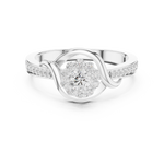 Gold Ring SBWR(46), White Gold, view 4