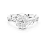 Gold Ring SBWR(46), White Gold, view 4
