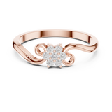 Gold Ring DDLR-739, Rose Gold, view 4