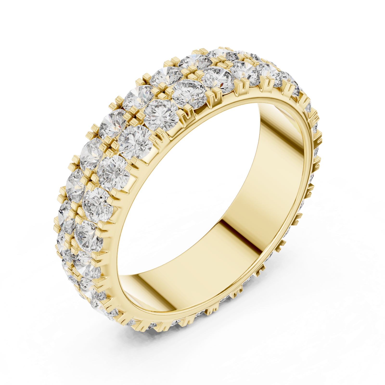Gold Ring DDLR-223, Yellow Gold, view 2