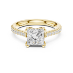Gold Ring DDLR-735, Yellow Gold, view 4
