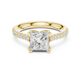Gold Ring DDLR-735, Yellow Gold, view 4