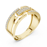 Gold Ring LR-01 (6), Yellow Gold, view 2